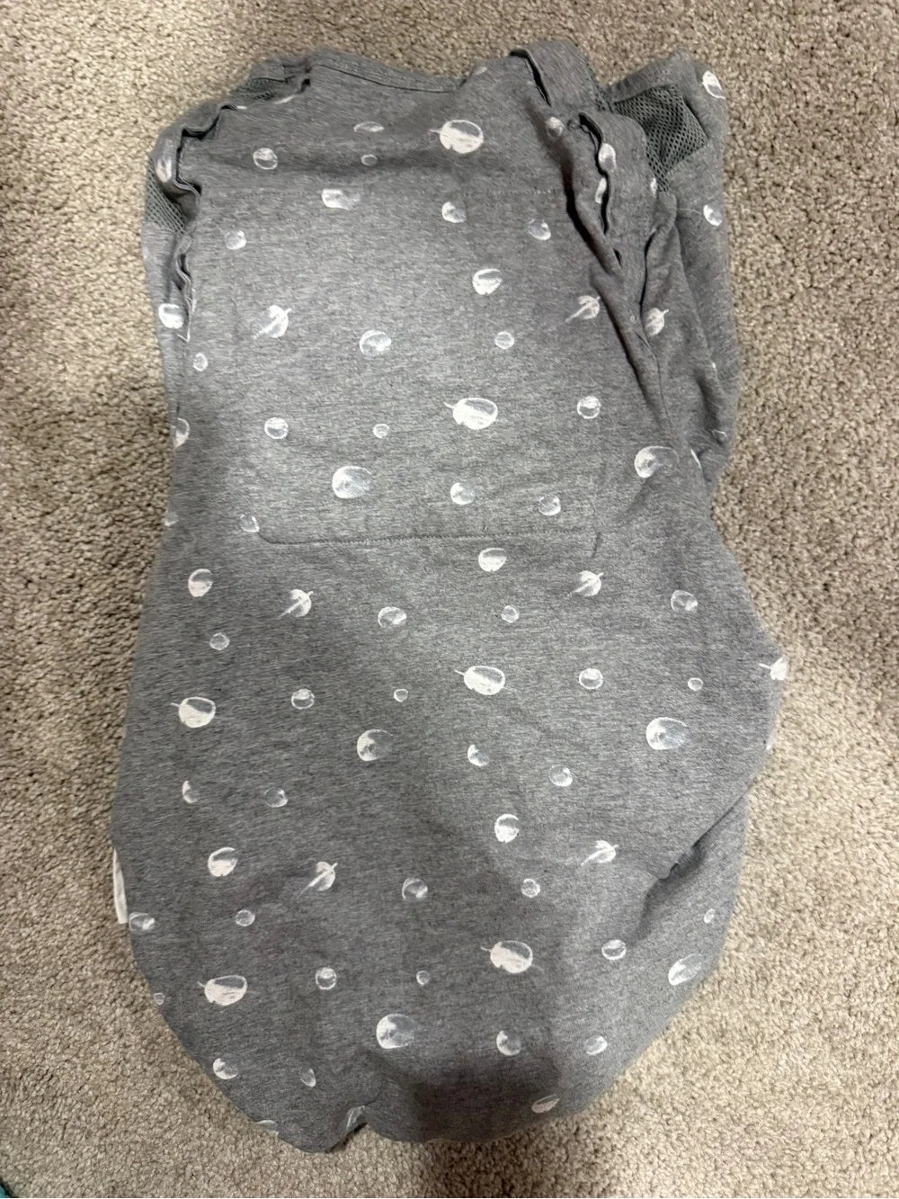 Happiest baby swaddle size small gray